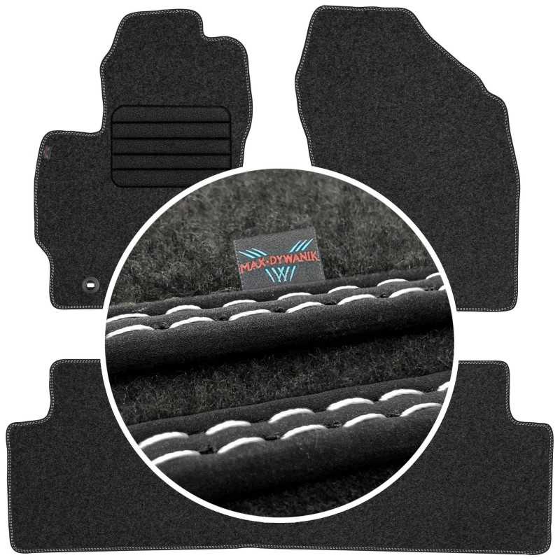Toyota Auris I 2007-2012 Veliūriniai kilimėliai MAX-DYWANIK
