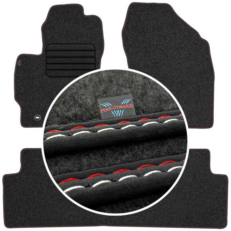 Toyota Auris I 2007-2012 Veliūriniai kilimėliai MAX-DYWANIK