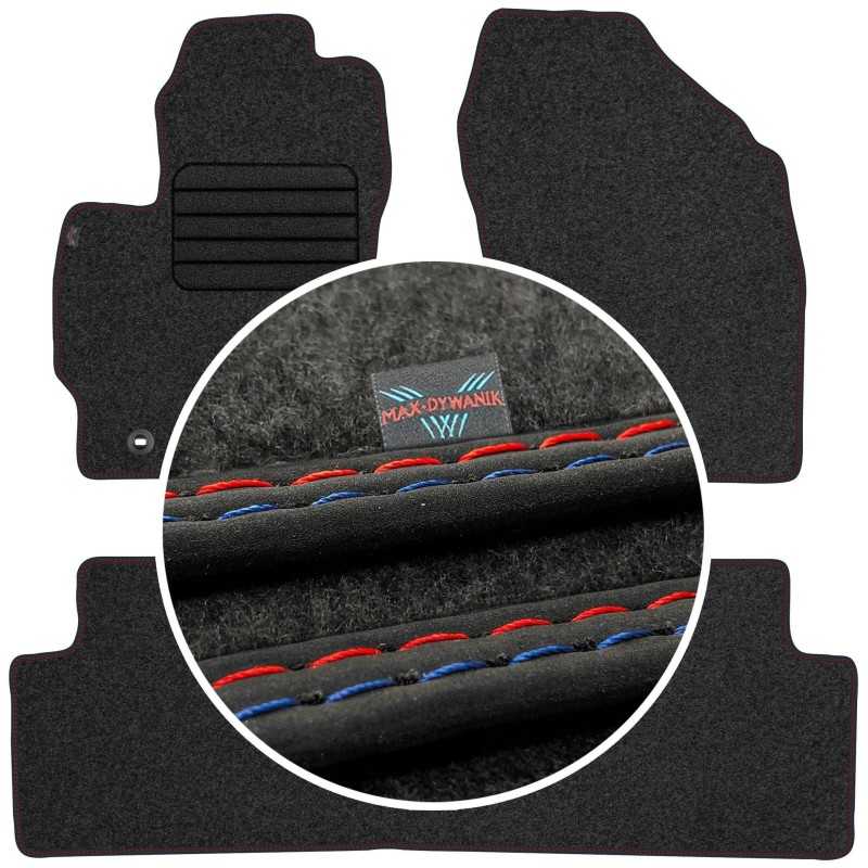 Toyota Auris I 2007-2012 Veliūriniai kilimėliai MAX-DYWANIK