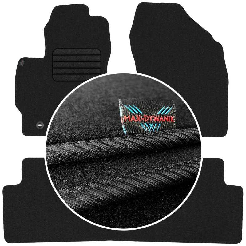 Toyota Auris I 2007-2012 Veliūriniai kilimėliai MAX-DYWANIK
