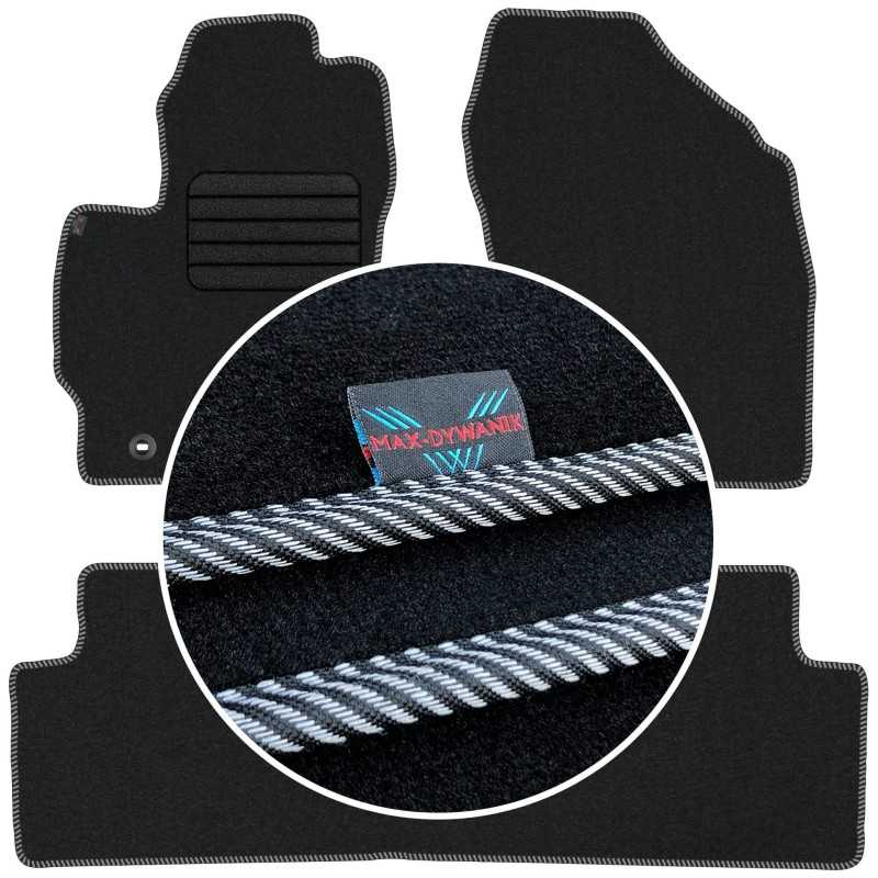 Toyota Auris I 2007-2012 Veliūriniai kilimėliai MAX-DYWANIK