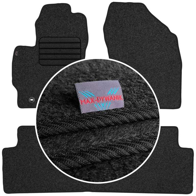 Toyota Auris I 2007-2012 Veliūriniai kilimėliai MAX-DYWANIK