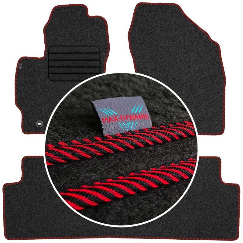 Toyota Auris I 2007-2012 Veliūriniai kilimėliai MAX-DYWANIK