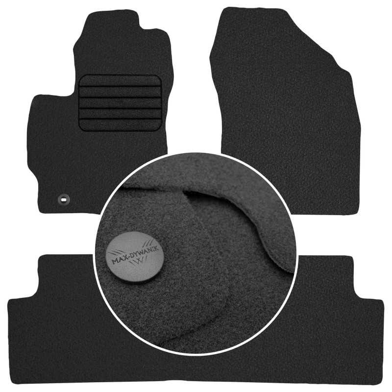 Toyota Auris I 2007-2012 Veliūriniai kilimėliai MAX-DYWANIK