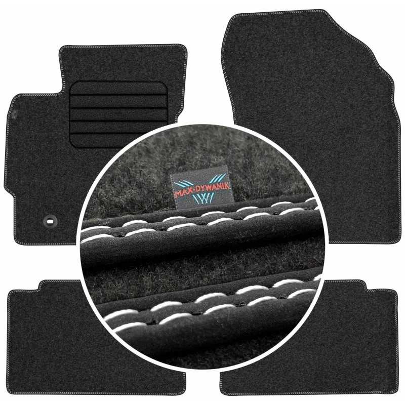 Toyota Auris II 2012-2019 Veliūriniai kilimėliai MAX-DYWANIK