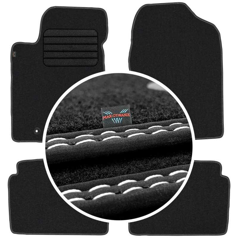 Toyota Avensis II 2003-2009 Veliūriniai kilimėliai MAX-DYWANIK