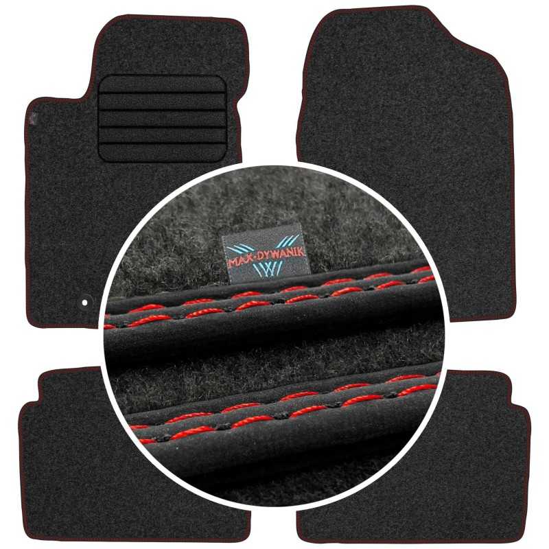 Toyota Avensis II 2003-2009 Veliūriniai kilimėliai MAX-DYWANIK