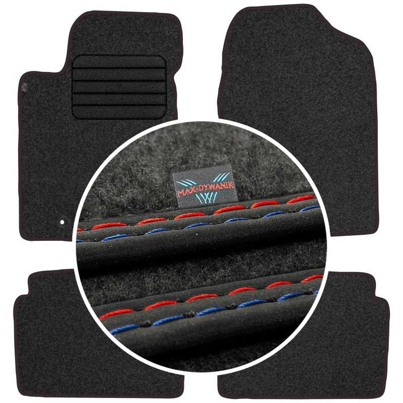 Toyota Avensis II 2003-2009 Veliūriniai kilimėliai MAX-DYWANIK
