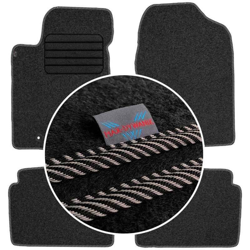 Toyota Avensis II 2003-2009 Veliūriniai kilimėliai MAX-DYWANIK