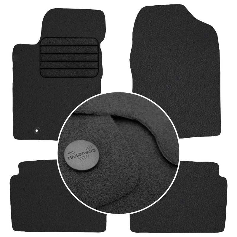 Toyota Avensis II 2003-2009 Veliūriniai kilimėliai MAX-DYWANIK