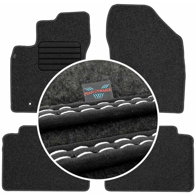 Toyota Avensis III 2009-2013 Veliūriniai kilimėliai MAX-DYWANIK