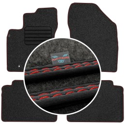 Toyota Avensis III 2009-2013 Veliūriniai kilimėliai MAX-DYWANIK