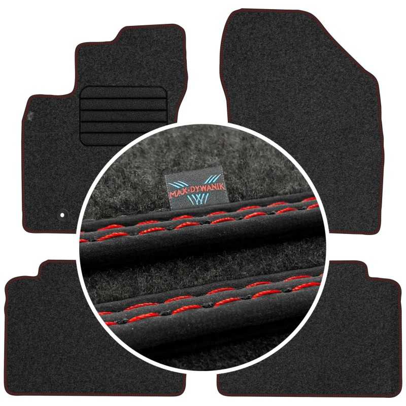 Toyota Avensis III 2009-2013 Veliūriniai kilimėliai MAX-DYWANIK
