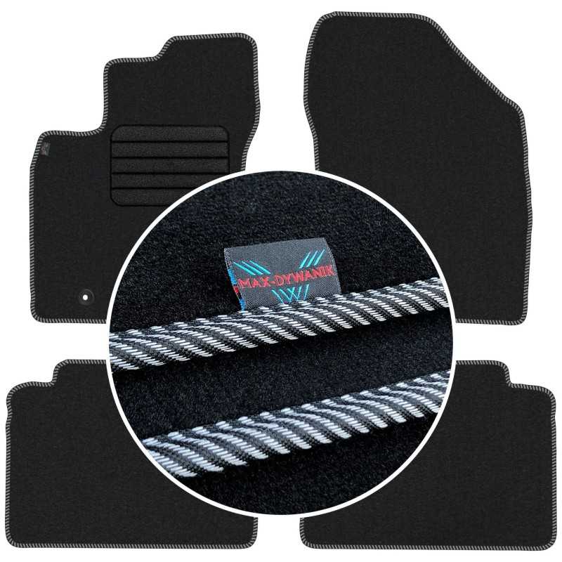 Toyota Avensis III 2009-2013 Veliūriniai kilimėliai MAX-DYWANIK