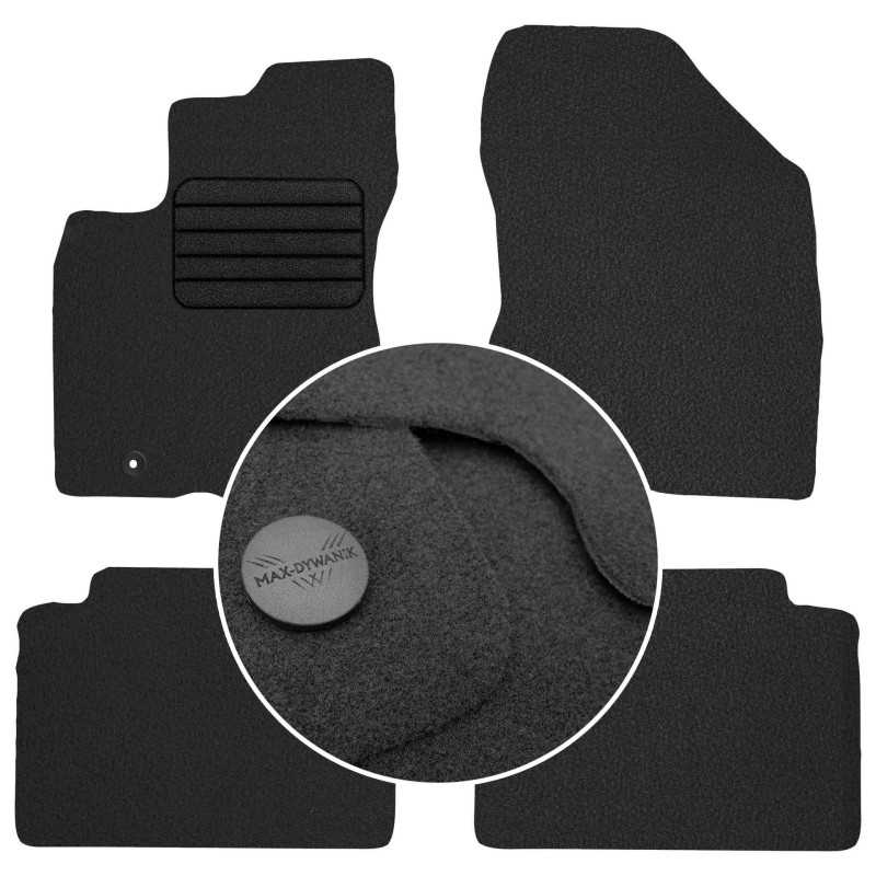 Toyota Avensis III 2009-2013 Veliūriniai kilimėliai MAX-DYWANIK