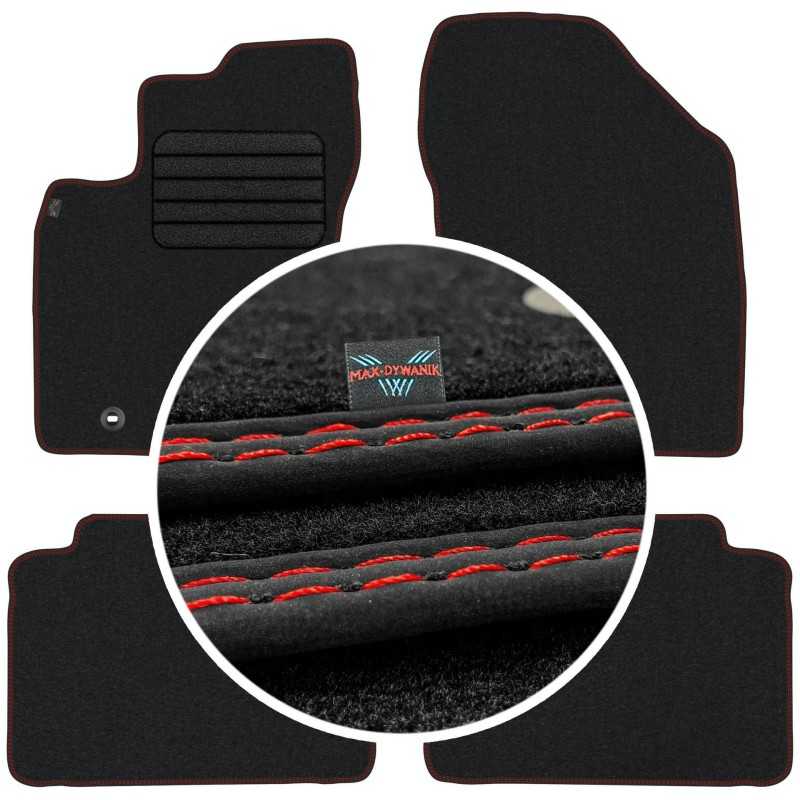Toyota Avensis III FL 2013-2019 Veliūriniai kilimėliai MAX-DYWANIK