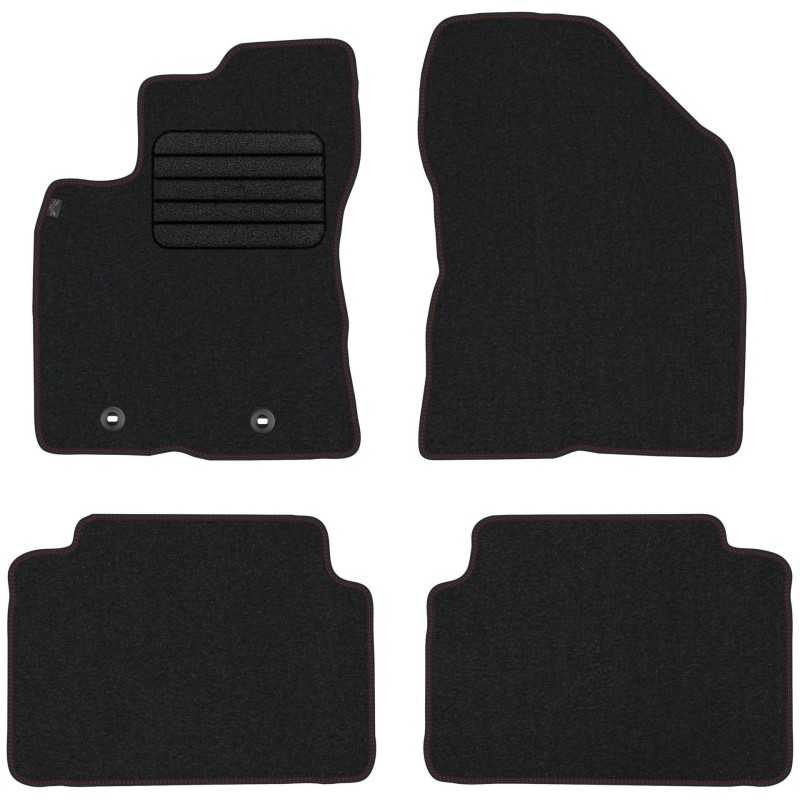 Toyota Avensis III FL 2013-2019 Veliūriniai kilimėliai MAX-DYWANIK