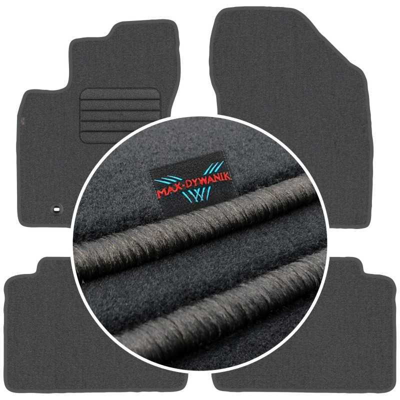 Toyota Avensis III FL 2013-2019 Veliūriniai kilimėliai MAX-DYWANIK