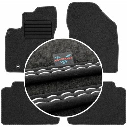 Toyota Avensis III FL 2013-2019 Veliūriniai kilimėliai MAX-DYWANIK