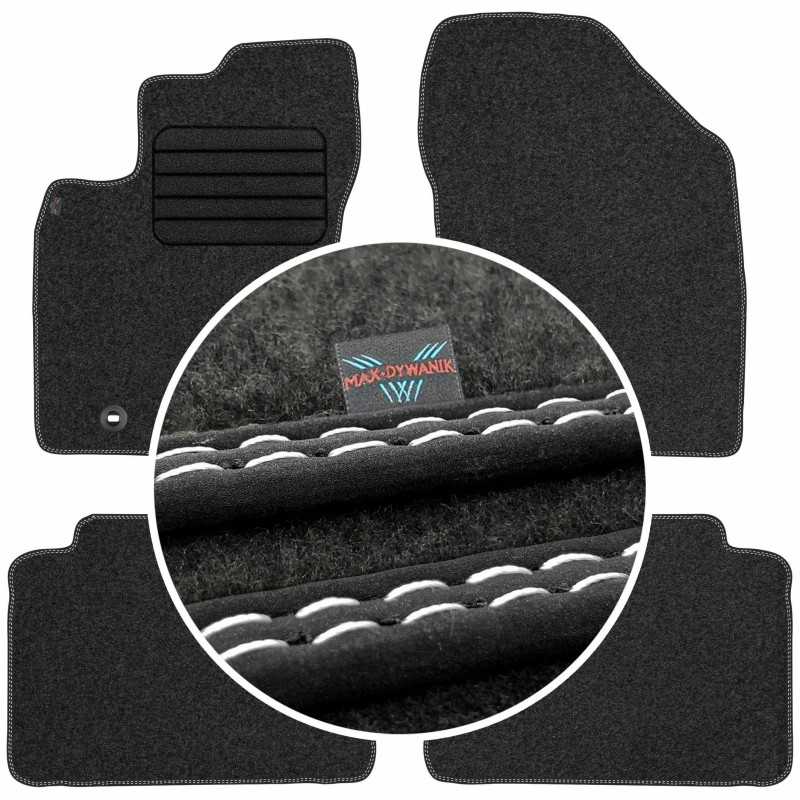 Toyota Avensis III FL 2013-2019 Veliūriniai kilimėliai MAX-DYWANIK