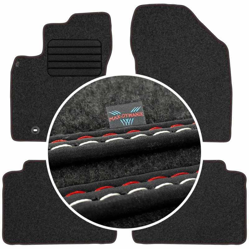 Toyota Avensis III FL 2013-2019 Veliūriniai kilimėliai MAX-DYWANIK