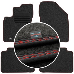 Toyota Avensis III FL 2013-2019 Veliūriniai kilimėliai MAX-DYWANIK