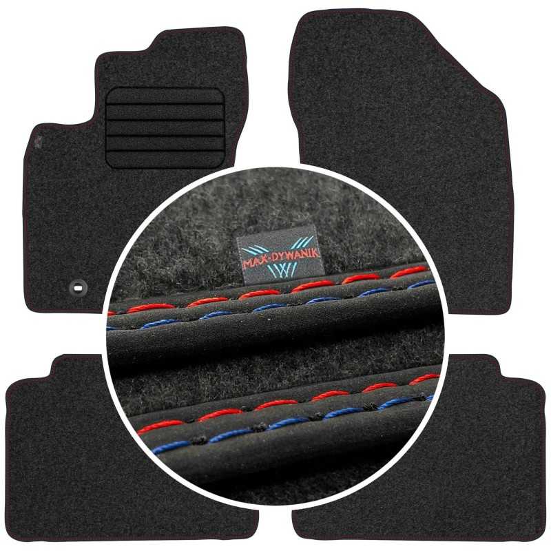 Toyota Avensis III FL 2013-2019 Veliūriniai kilimėliai MAX-DYWANIK