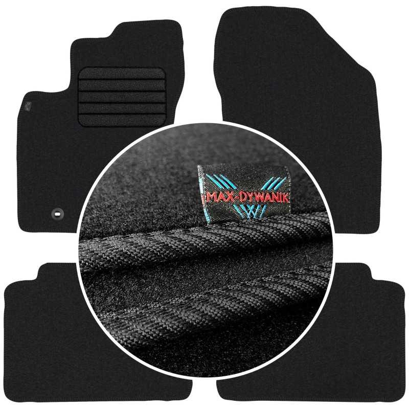 Toyota Avensis III FL 2013-2019 Veliūriniai kilimėliai MAX-DYWANIK