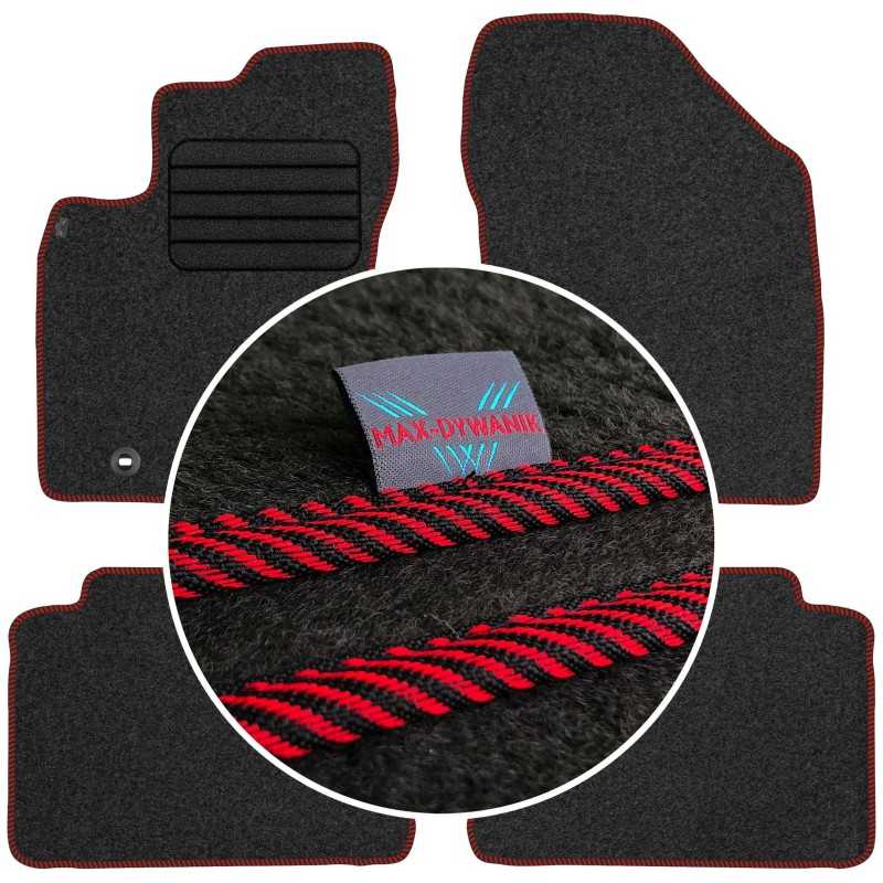 Toyota Avensis III FL 2013-2019 Veliūriniai kilimėliai MAX-DYWANIK