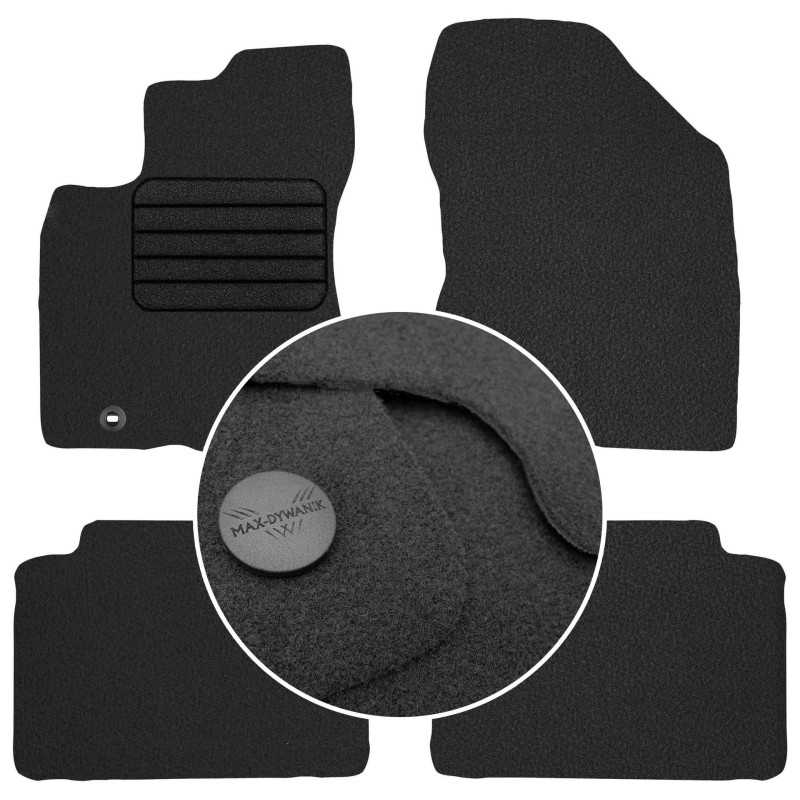 Toyota Avensis III FL 2013-2019 Veliūriniai kilimėliai MAX-DYWANIK