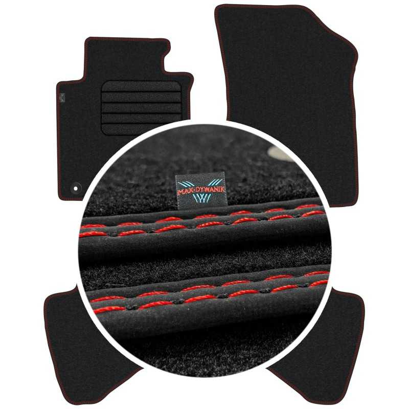Toyota Aygo I 2010-2014 Veliūriniai kilimėliai MAX-DYWANIK