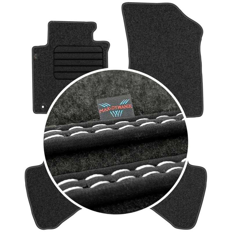 Toyota Aygo I 2010-2014 Veliūriniai kilimėliai MAX-DYWANIK