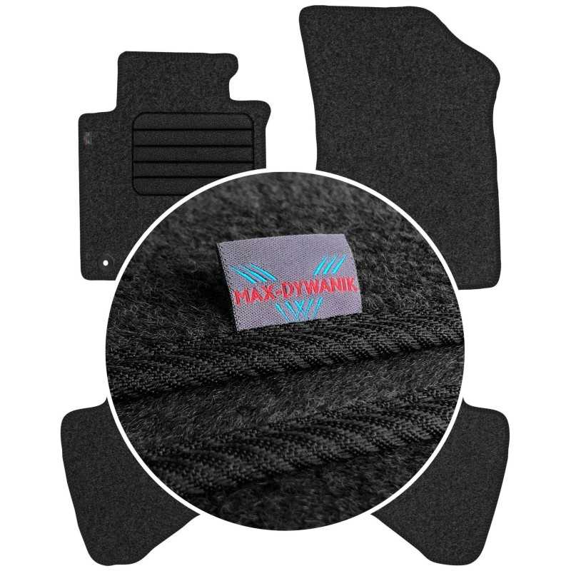 Toyota Aygo I 2010-2014 Veliūriniai kilimėliai MAX-DYWANIK
