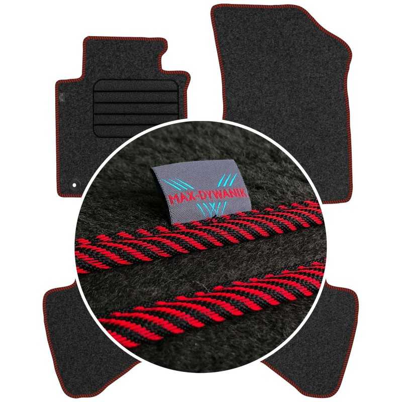 Toyota Aygo I 2010-2014 Veliūriniai kilimėliai MAX-DYWANIK