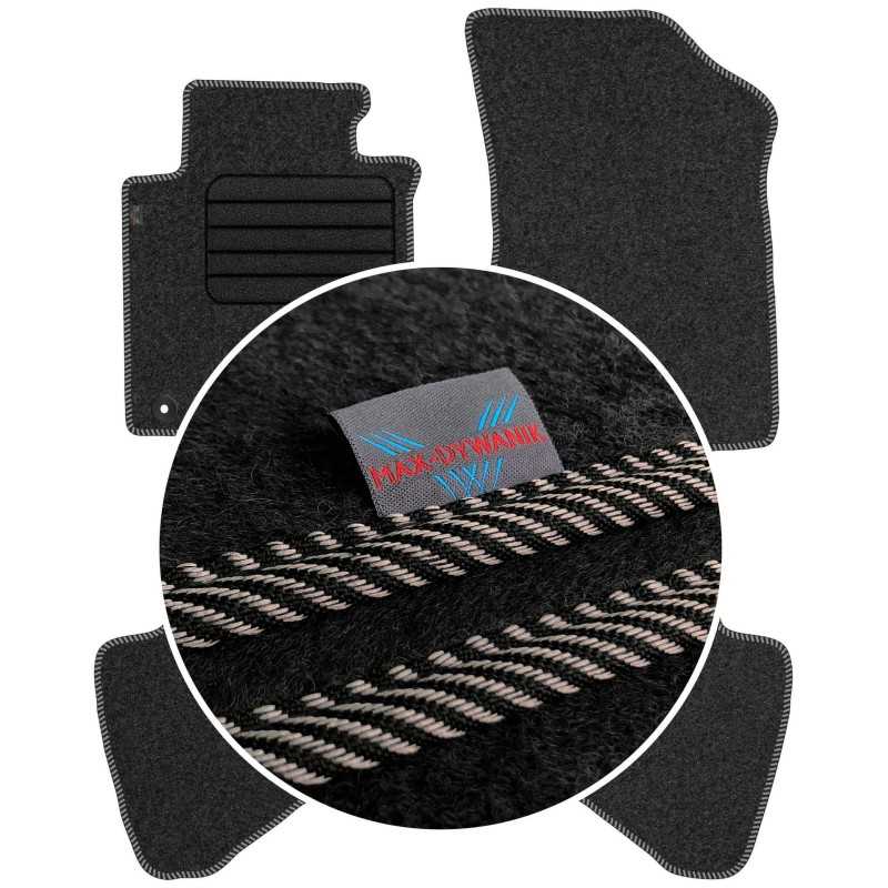 Toyota Aygo I 2010-2014 Veliūriniai kilimėliai MAX-DYWANIK