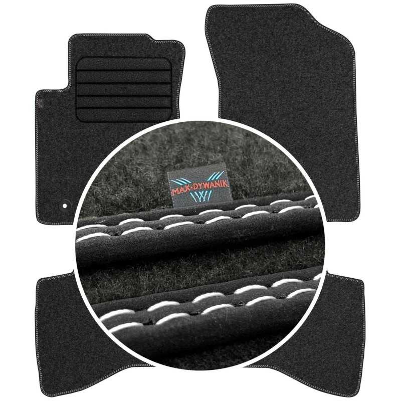 Toyota Aygo II 2014- Veliūriniai kilimėliai MAX-DYWANIK