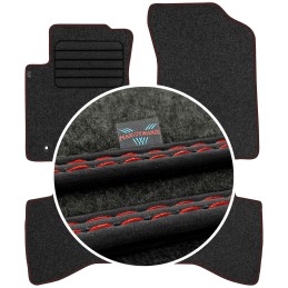 Toyota Aygo II 2014- Veliūriniai kilimėliai MAX-DYWANIK