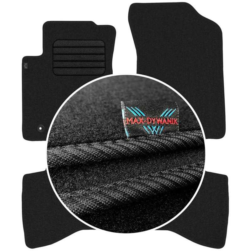 Toyota Aygo II 2014- Veliūriniai kilimėliai MAX-DYWANIK