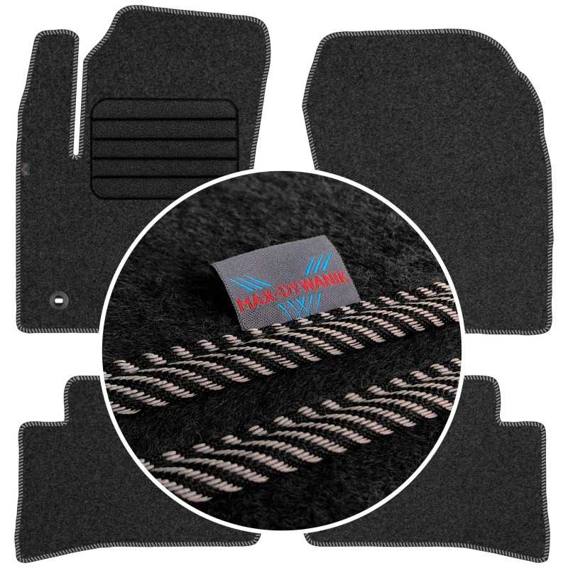 Toyota C HR 2016- Veliūriniai kilimėliai MAX-DYWANIK