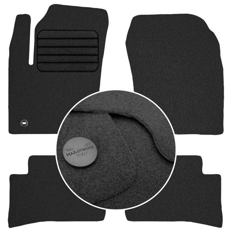 Toyota C HR 2016- Veliūriniai kilimėliai MAX-DYWANIK