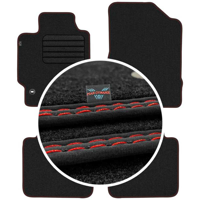 Toyota Camry VII 2006-2011 Veliūriniai kilimėliai MAX-DYWANIK