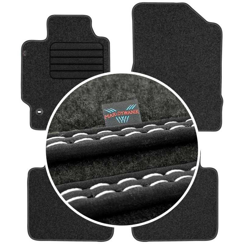 Toyota Camry VII 2006-2011 Veliūriniai kilimėliai MAX-DYWANIK