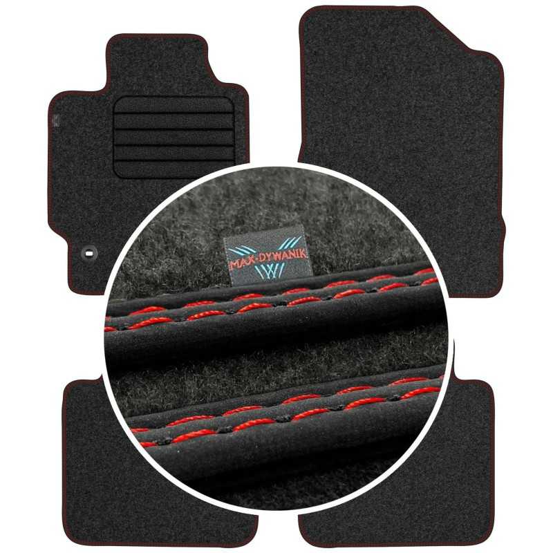 Toyota Camry VII 2006-2011 Veliūriniai kilimėliai MAX-DYWANIK