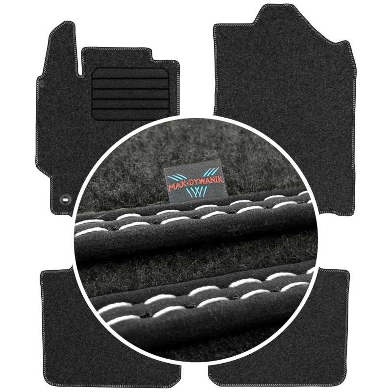 Toyota Camry VIII 2011-2018 Veliūriniai kilimėliai MAX-DYWANIK