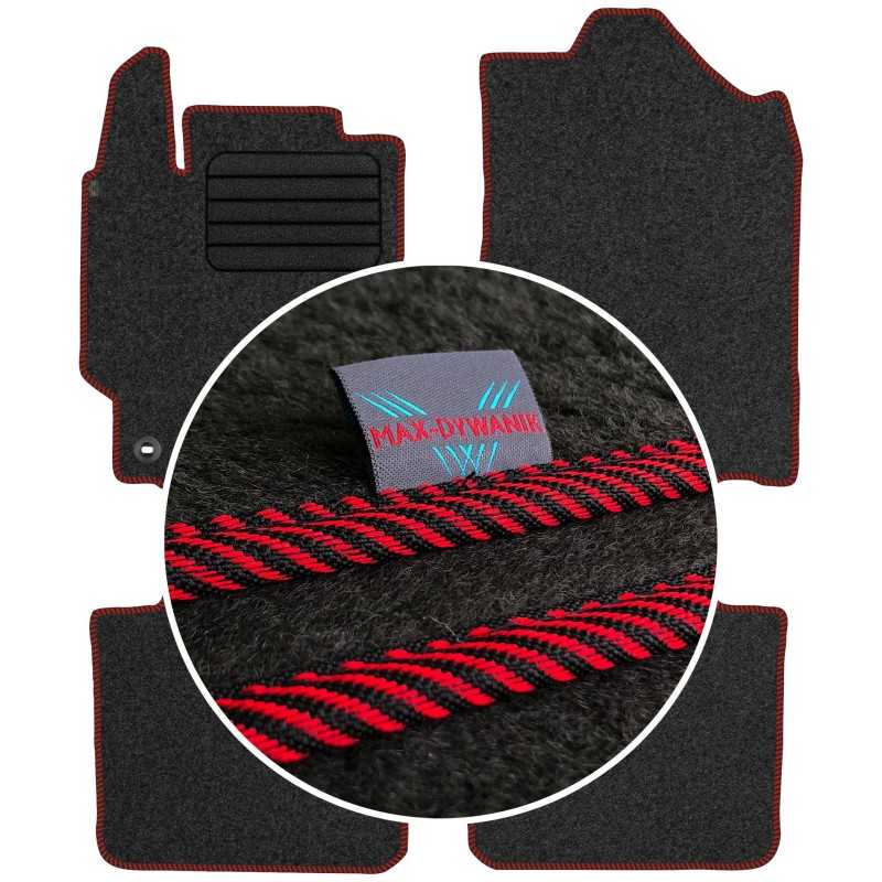 Toyota Camry VIII 2011-2018 Veliūriniai kilimėliai MAX-DYWANIK