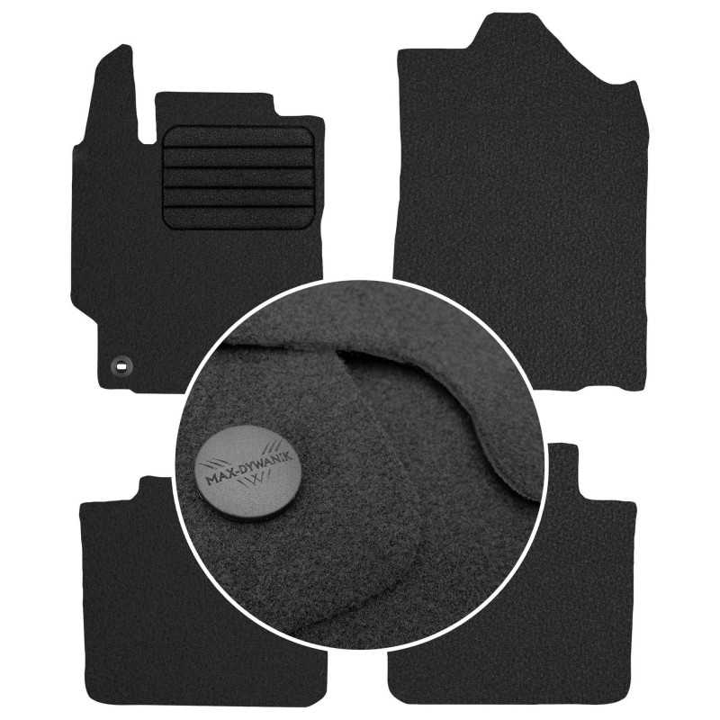 Toyota Camry VIII 2011-2018 Veliūriniai kilimėliai MAX-DYWANIK