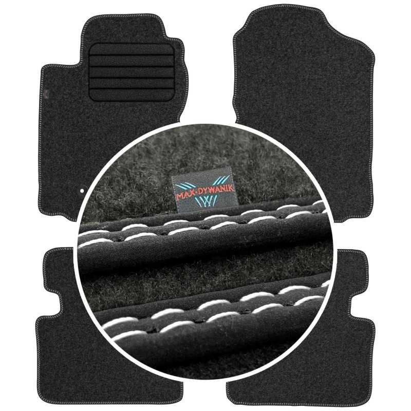 Toyota Corolla IX E120 E130 2002-2007 Veliūriniai kilimėliai MAX-DYWANIK