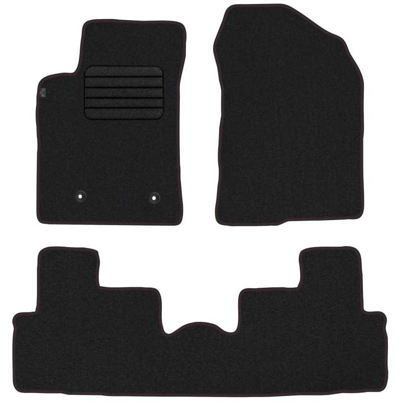 Toyota Corolla Verso II 5 vietų 2004-2009 Veliūriniai kilimėliai MAX-DYWANIK