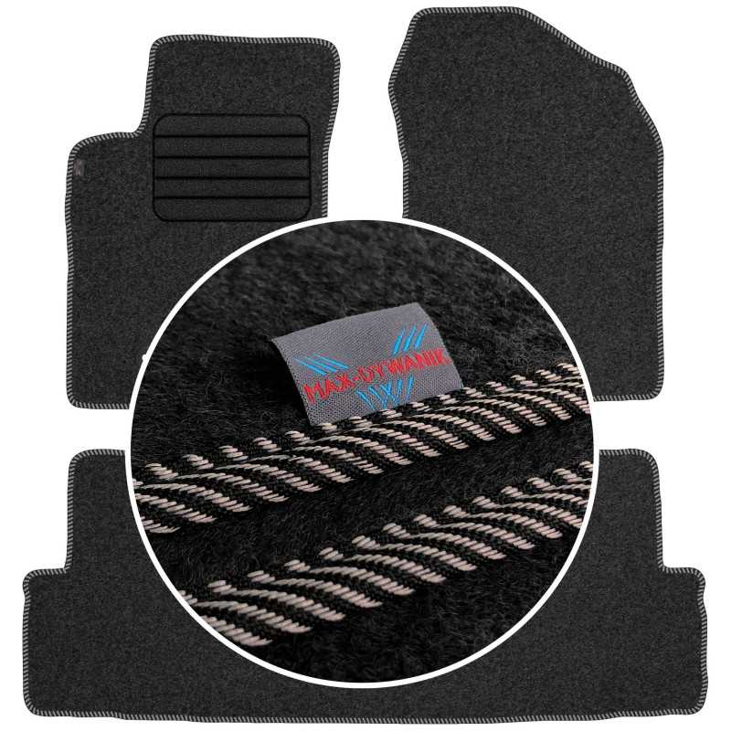 Toyota Corolla Verso II 5 vietų 2004-2009 Veliūriniai kilimėliai MAX-DYWANIK