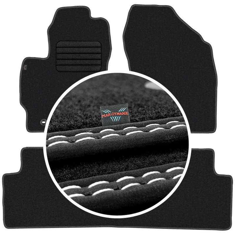 Toyota Corolla X E140 E150 2007-2013 Veliūriniai kilimėliai MAX-DYWANIK